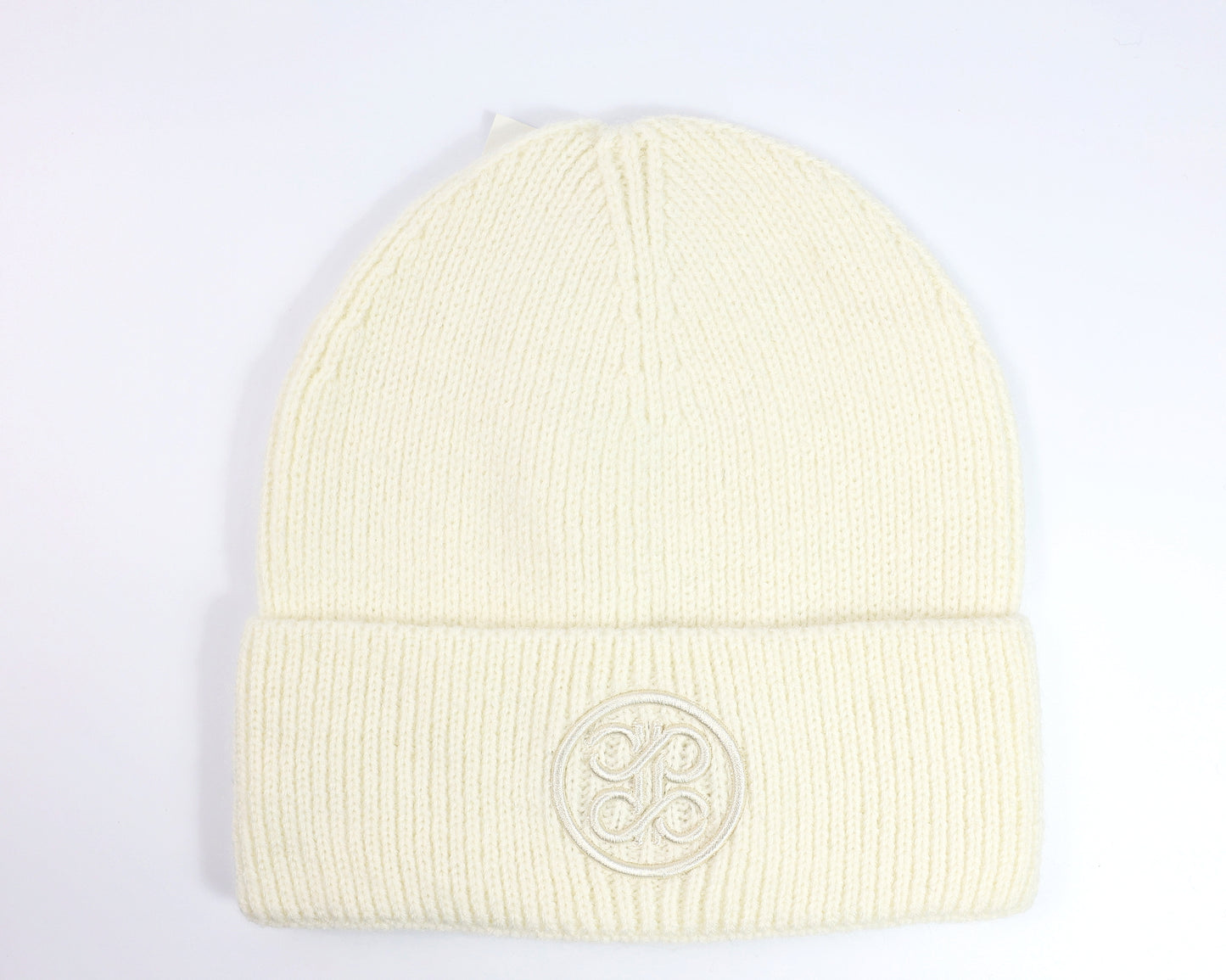 UNISEX AB LOGO CABLE KNIT BEANIE