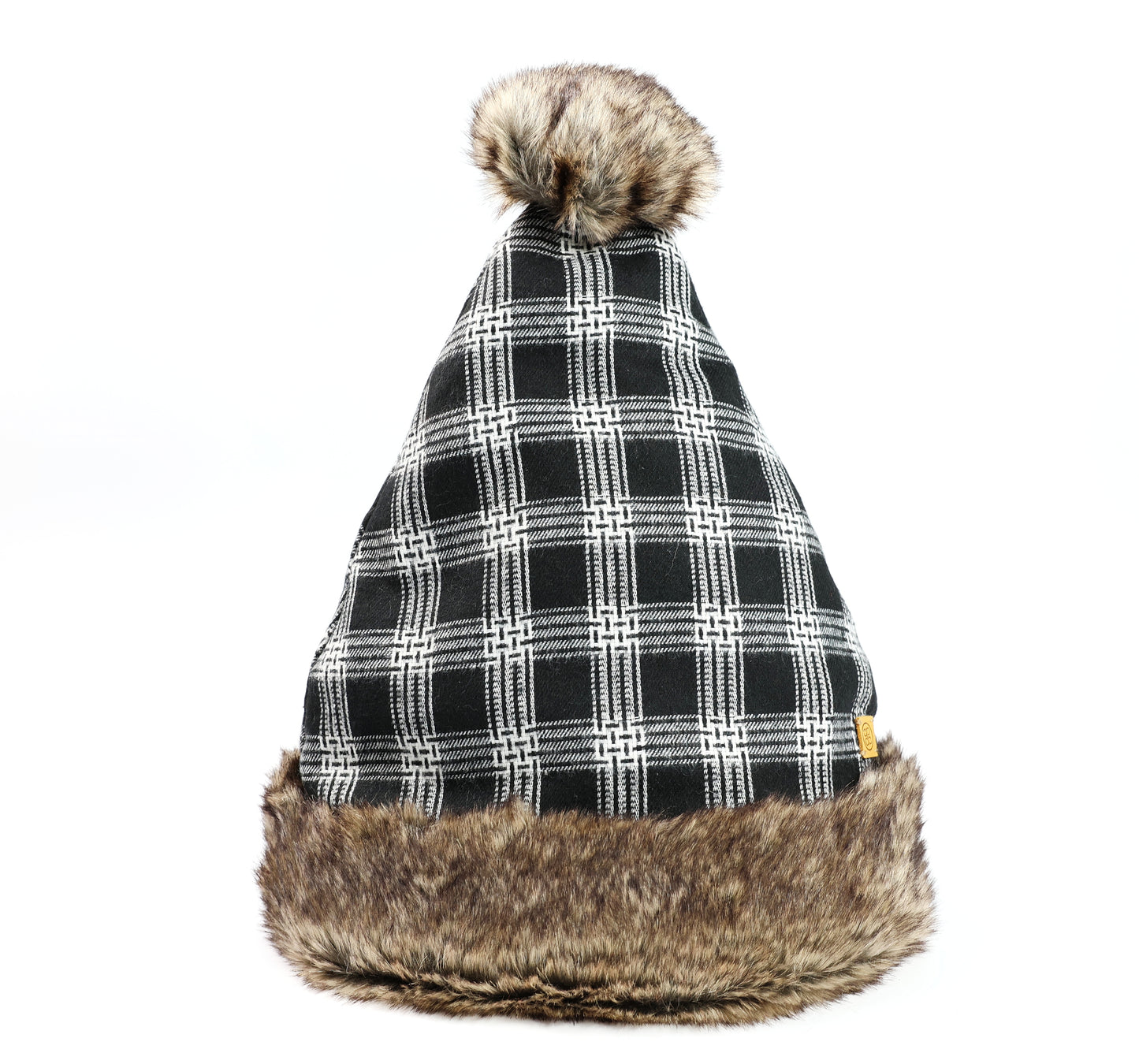 UNISEX PLAID SANTA HAT