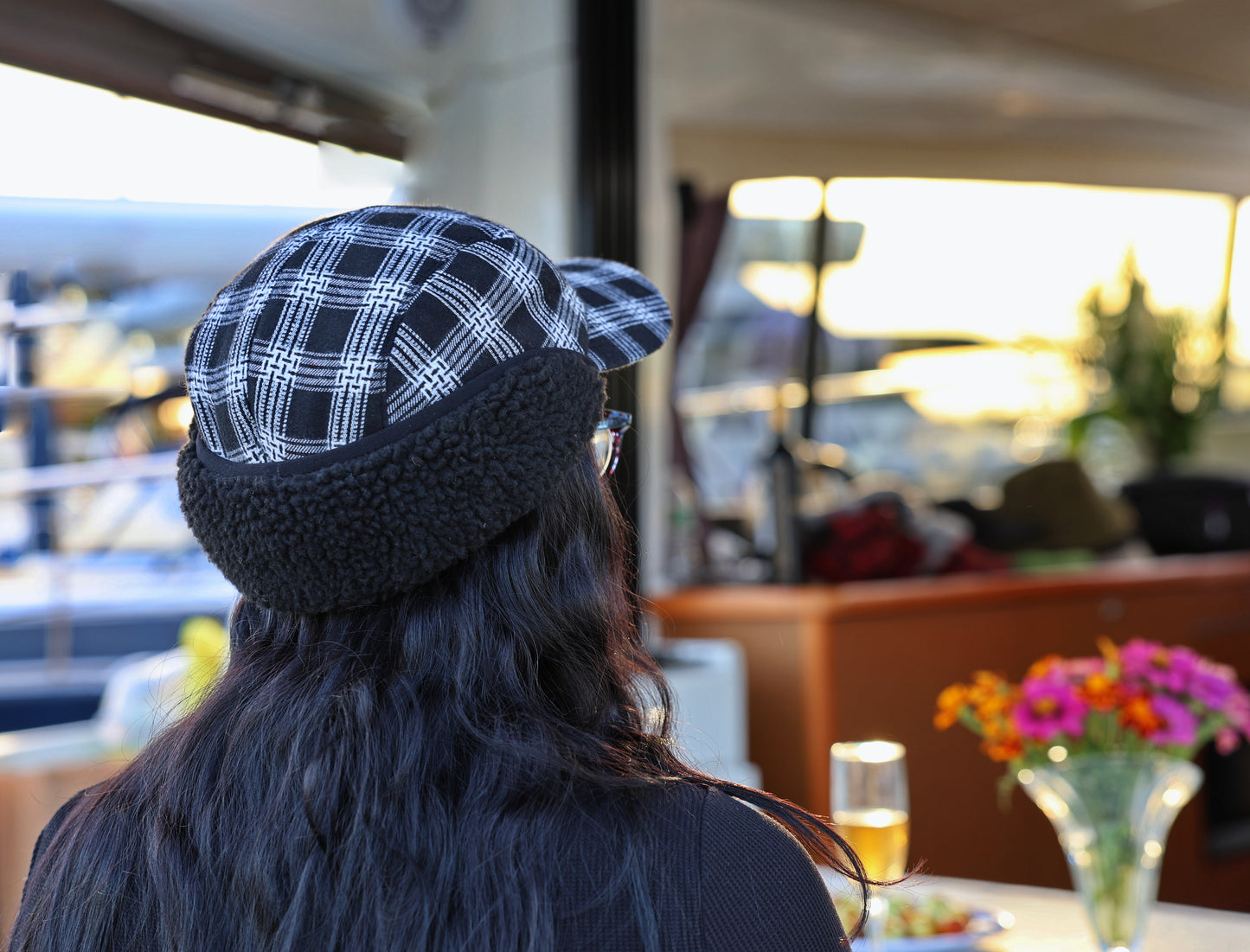 UNISEX PLAID EARLAP HAT