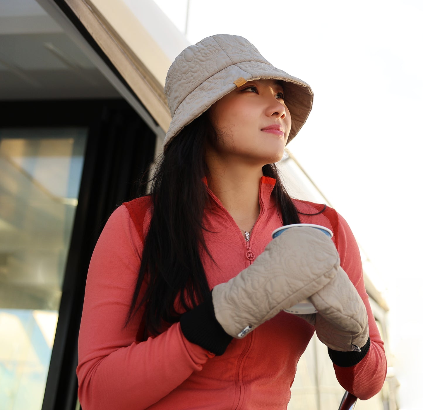 WOMEN’S QULITED BUCKET HAT