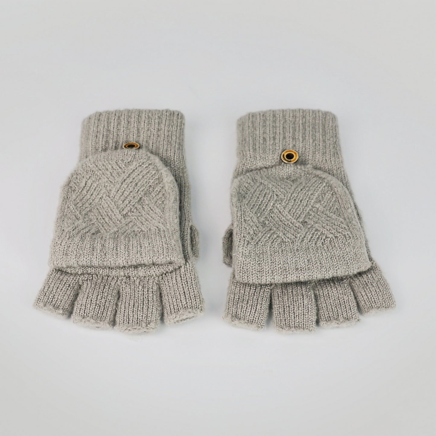 Fingerless Gloves Winter Convertible Mittens