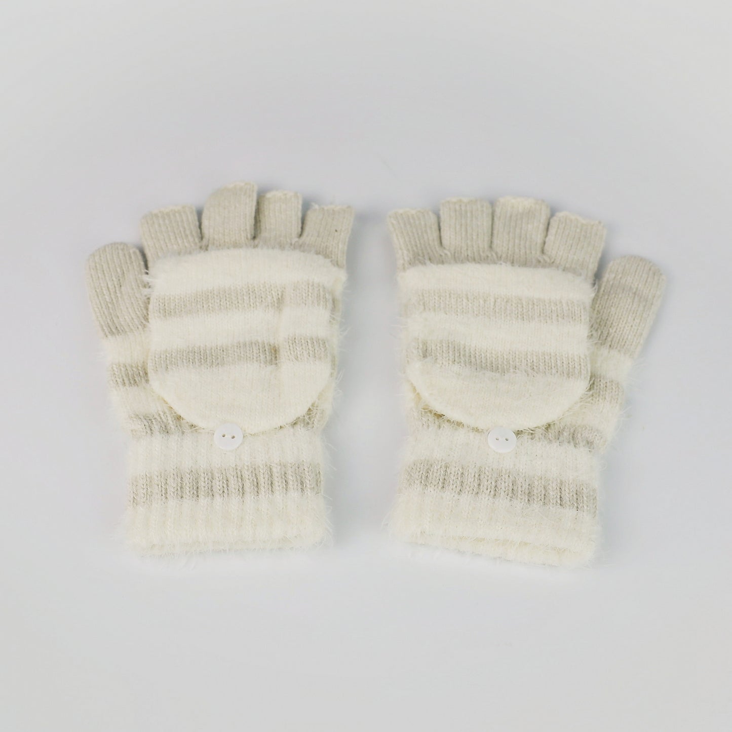 Fingerless Gloves Winter Convertible Mittens