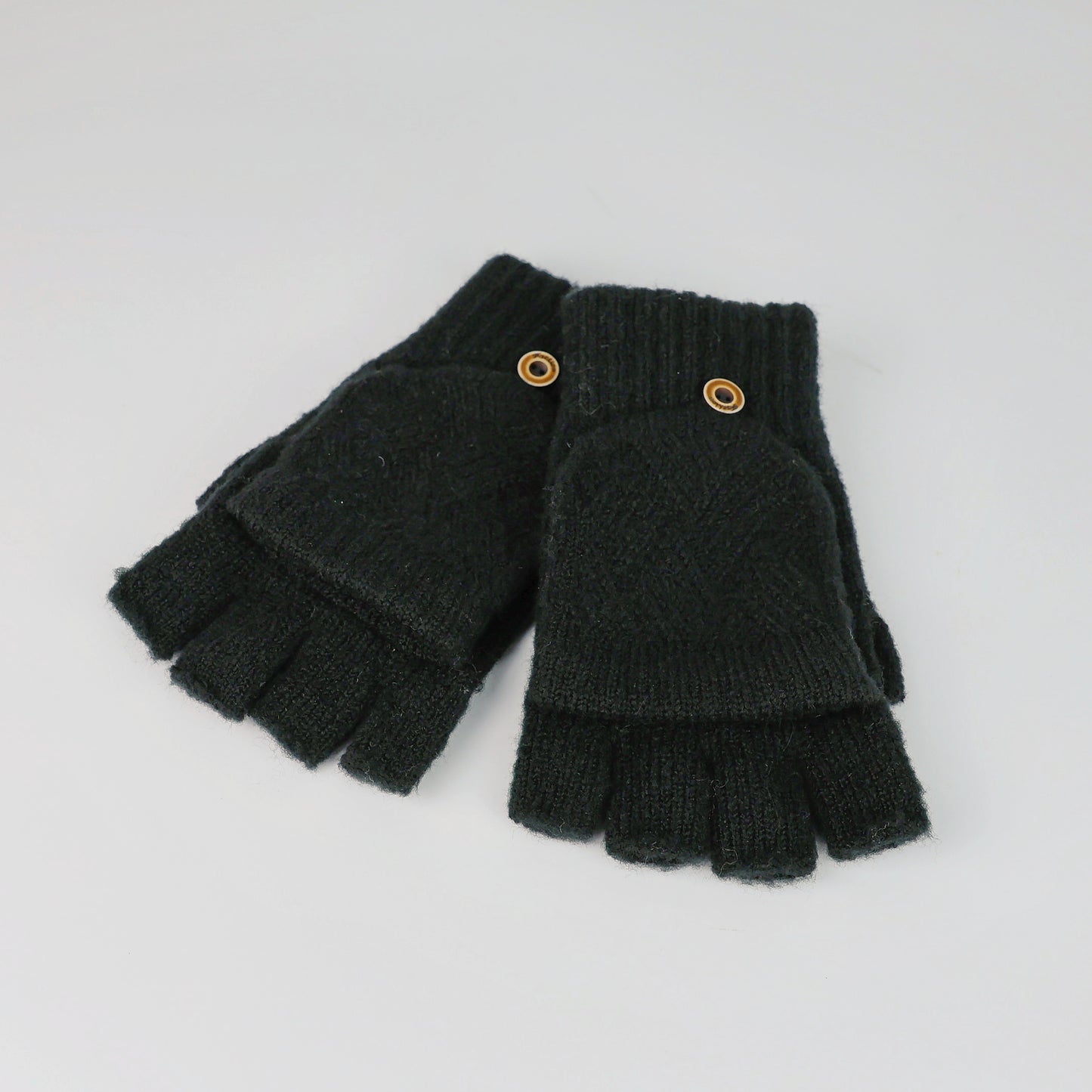 Fingerless Gloves Winter Convertible Mittens