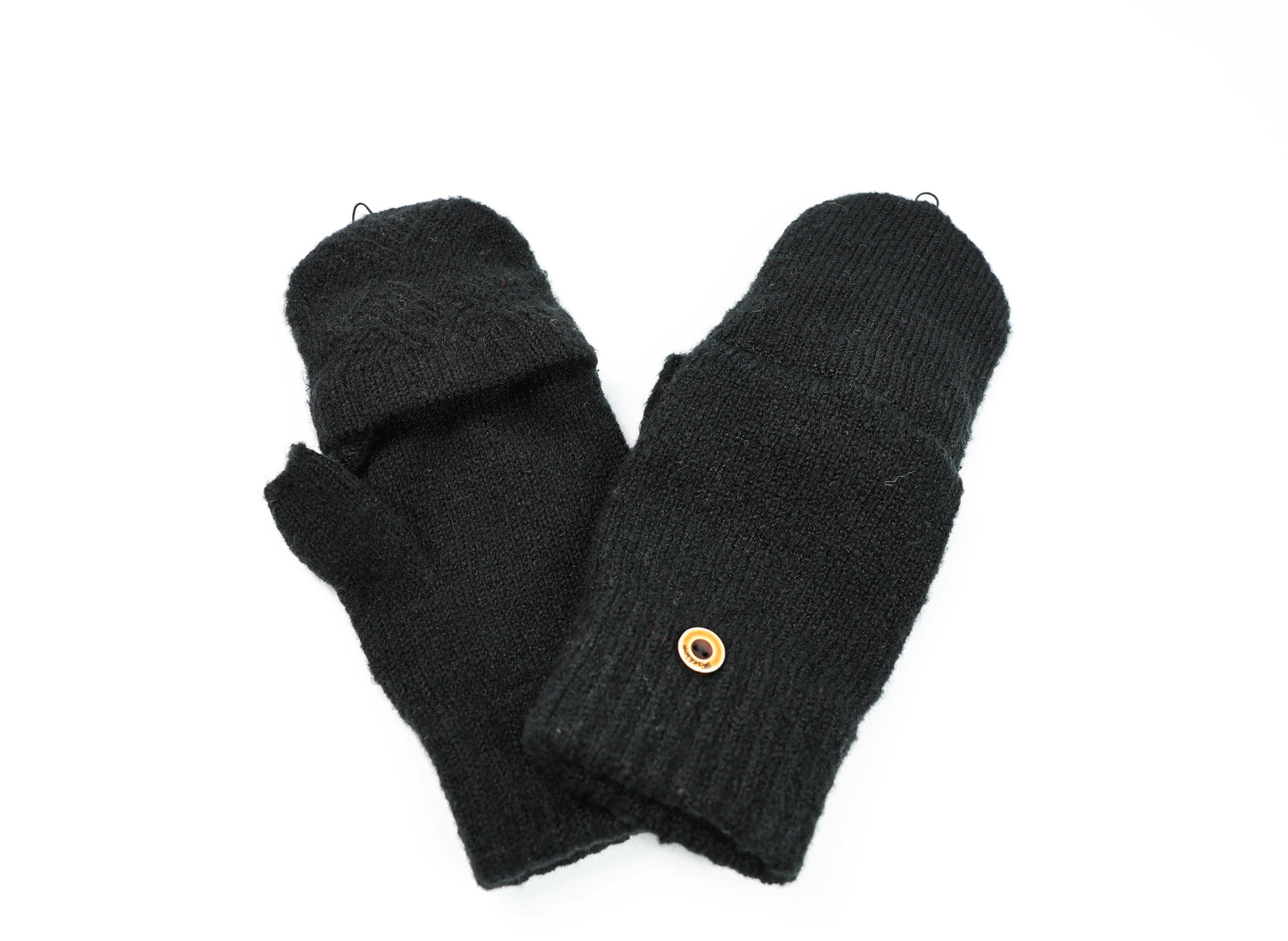 Fingerless Gloves Winter Convertible Mittens