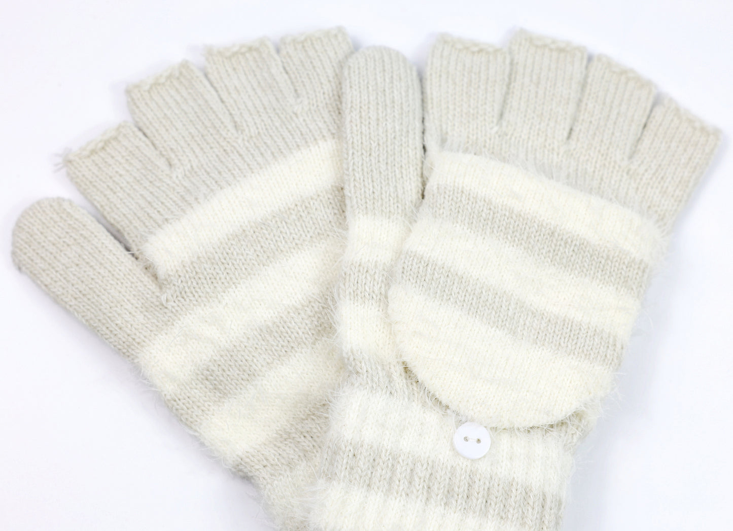 Fingerless Gloves Winter Convertible Mittens