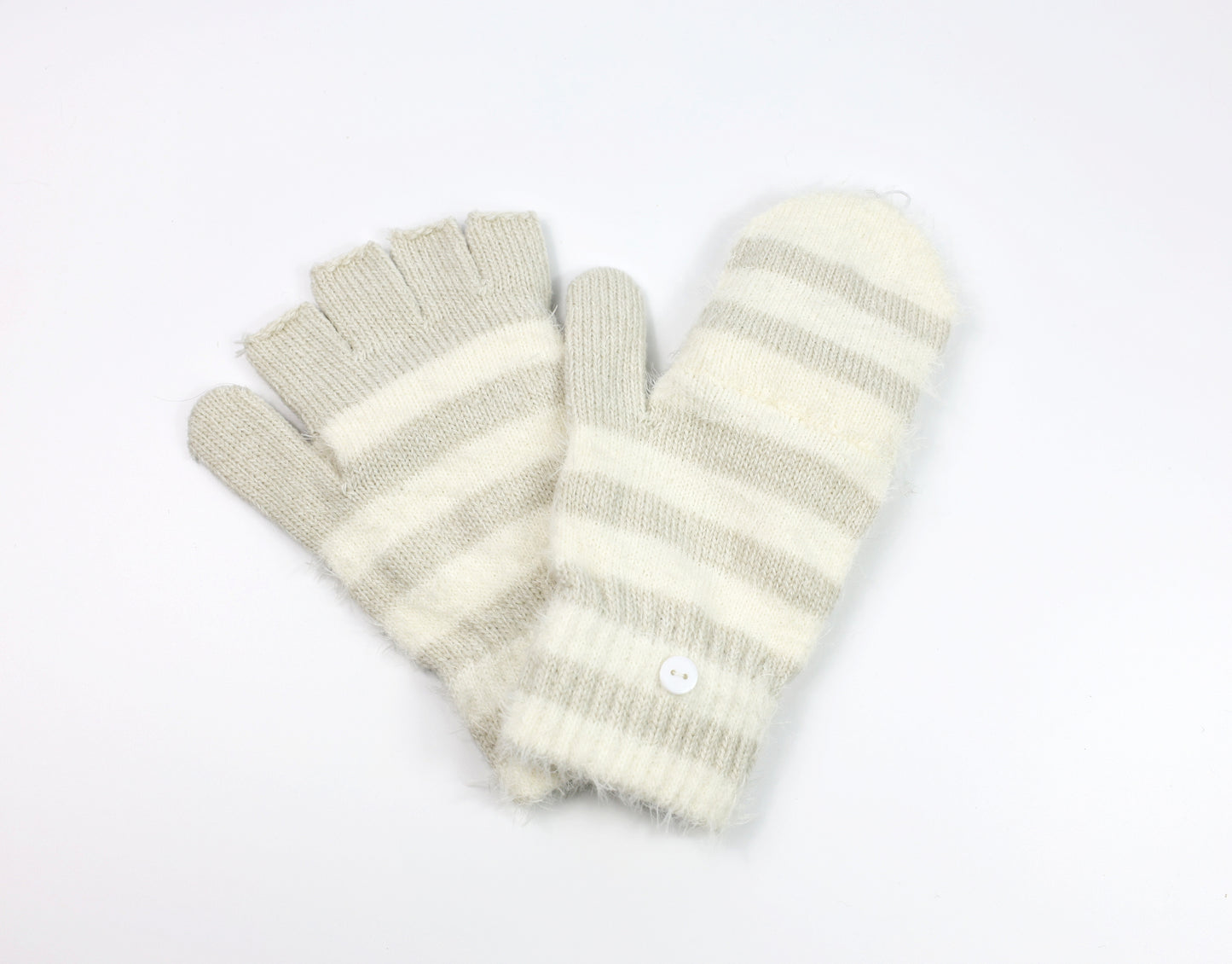 Fingerless Gloves Winter Convertible Mittens