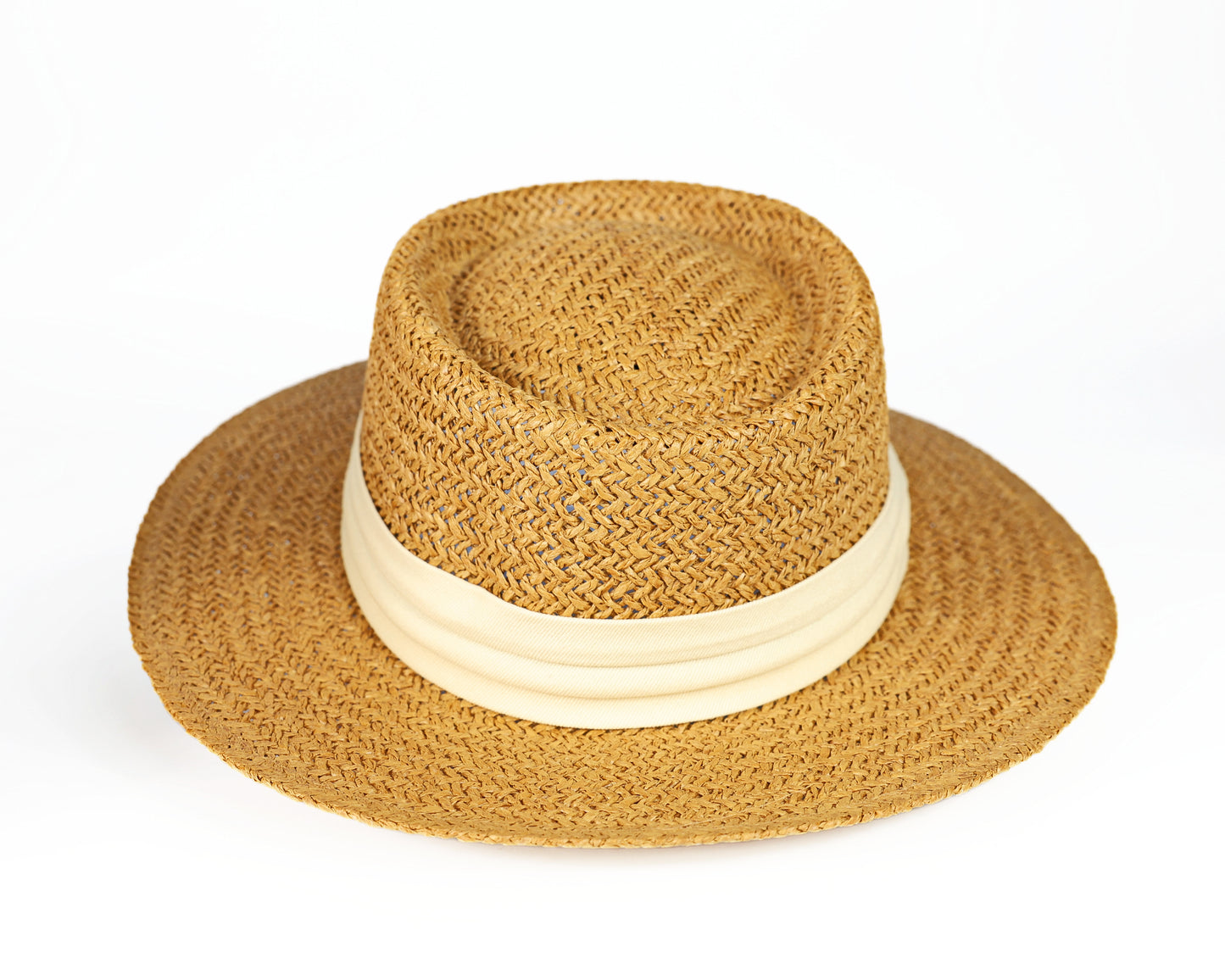 STRAW BOATER with BAND