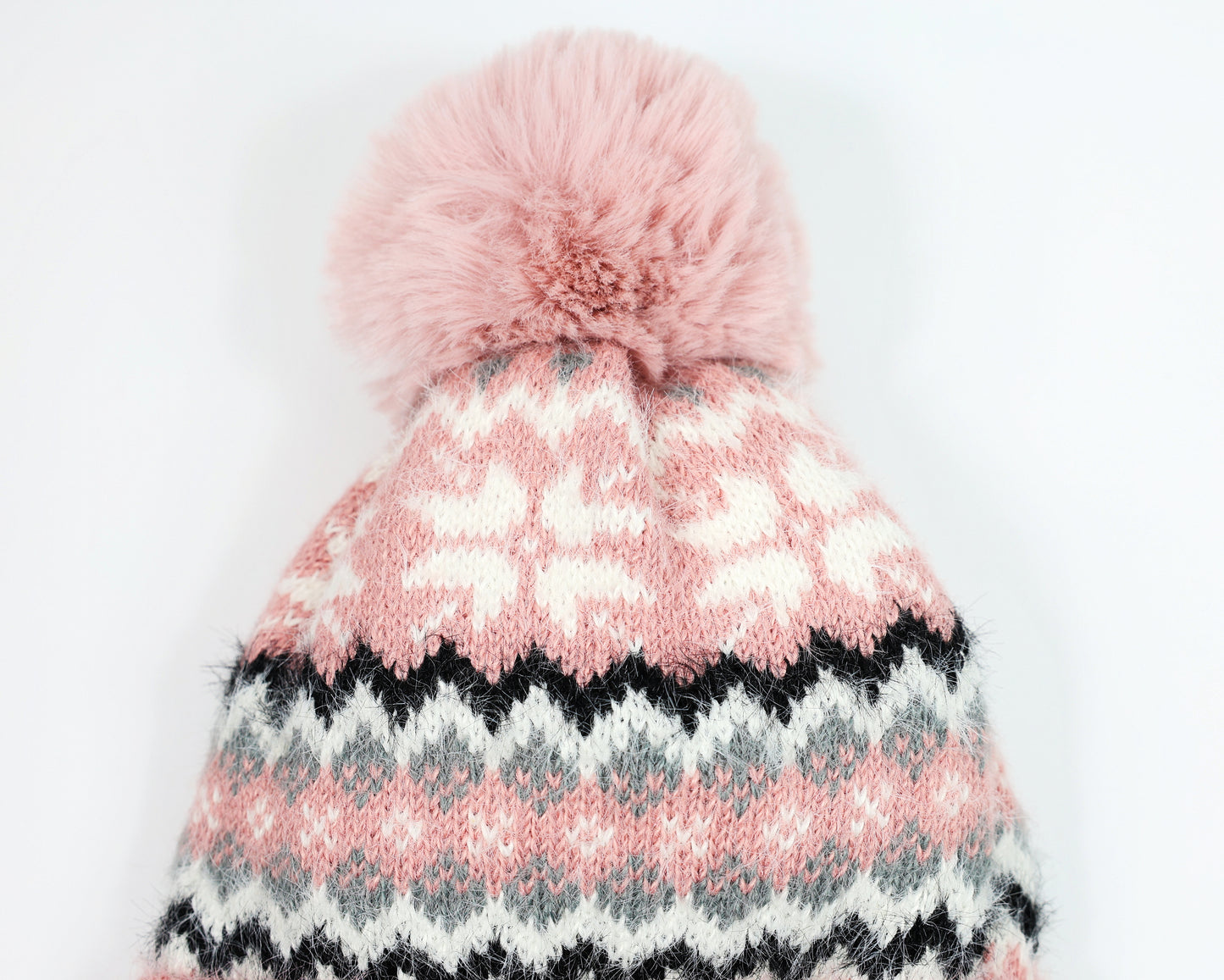 Snow Flake Beanie with Microfleece Lining