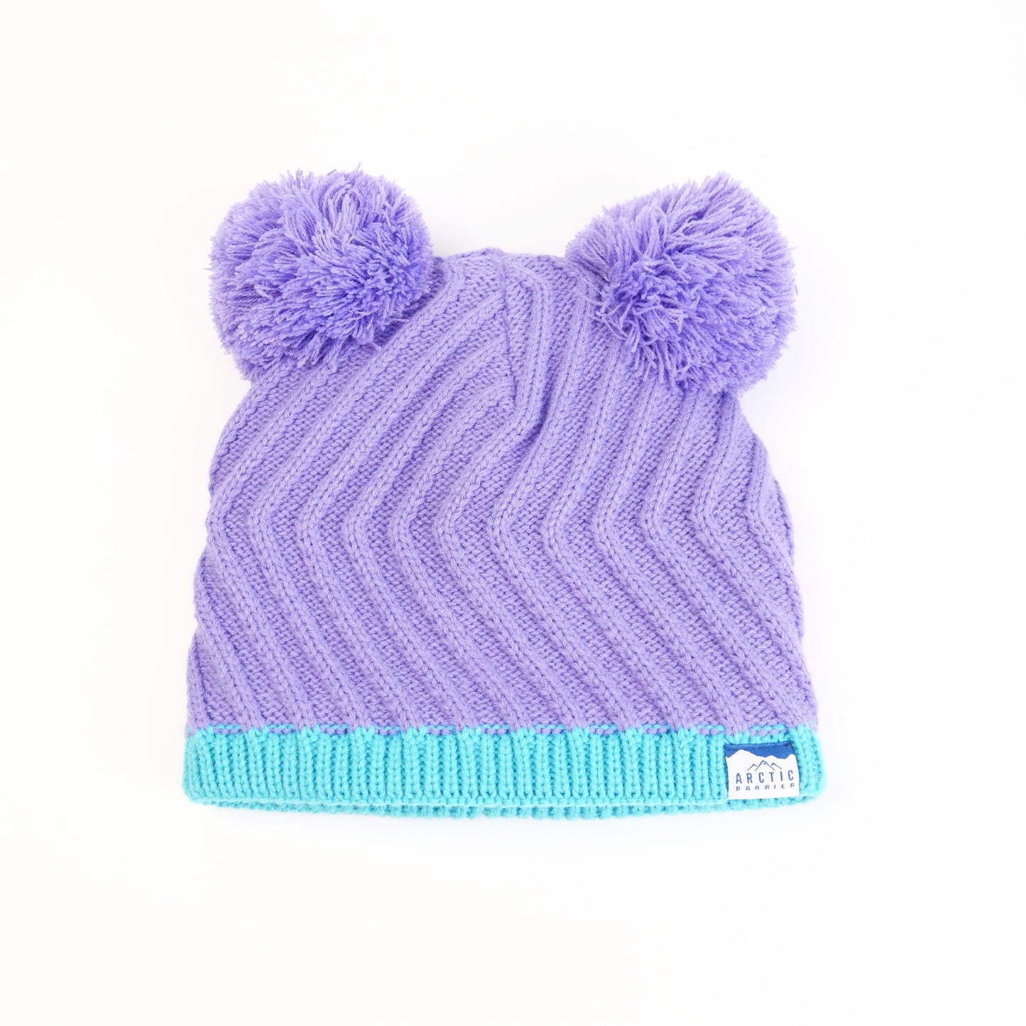 Girls Beanie w/2 poms