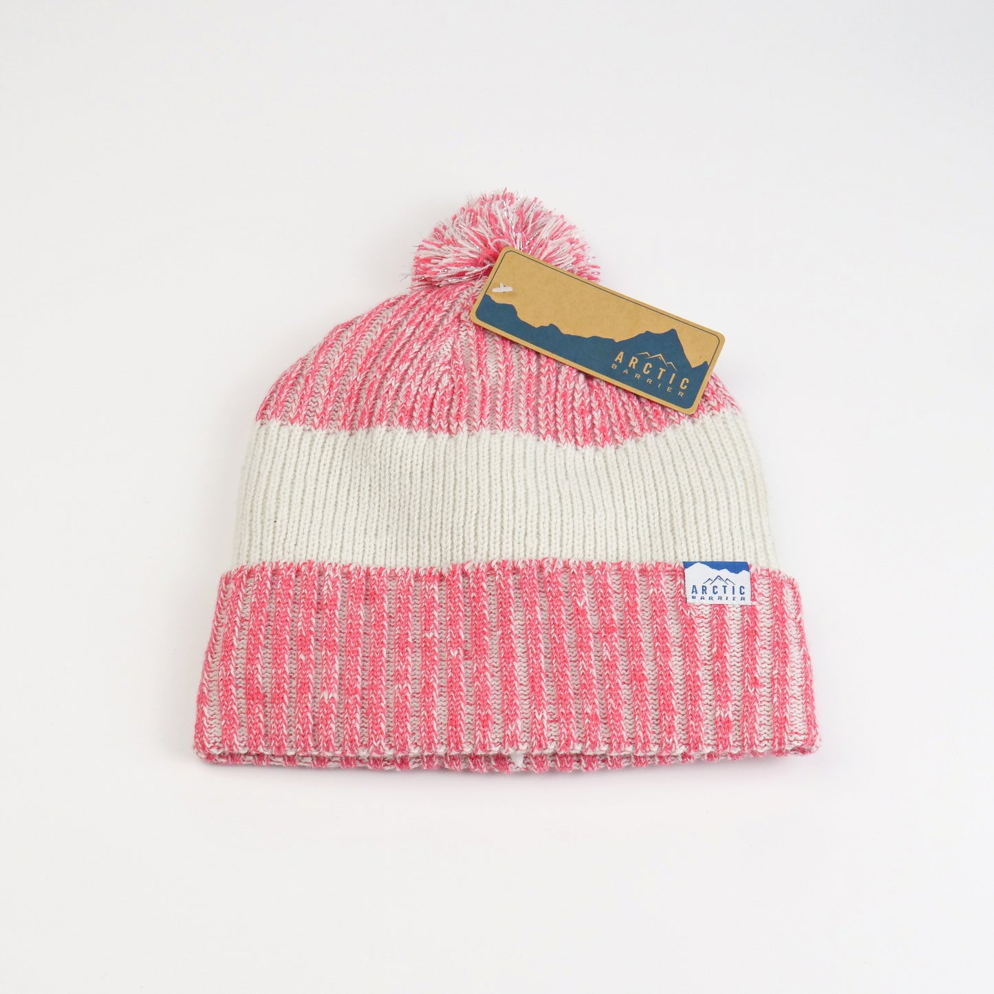 Girl Beanie w/Lurex Pom Pom