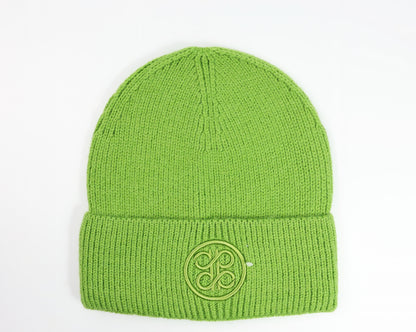 UNISEX AB LOGO CABLE KNIT BEANIE