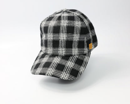 UNISEX PLAID BASEBALL CAP