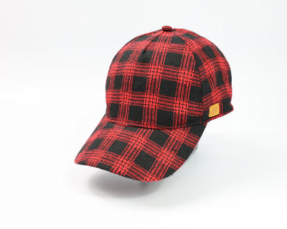 UNISEX PLAID BASEBALL CAP