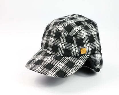 UNISEX PLAID EARLAP HAT