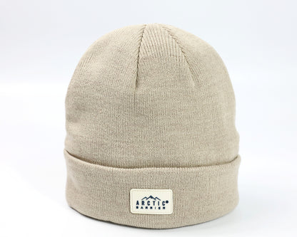 Acrylic 2PLY Knitted Beanie with Microfleece Lining