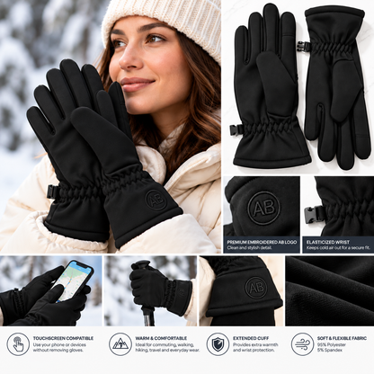 Lady's Performance Touchscreen Winter Gloves