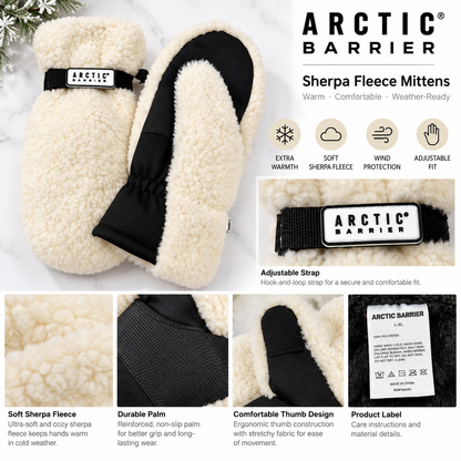 Sherpa Fleece Mittens