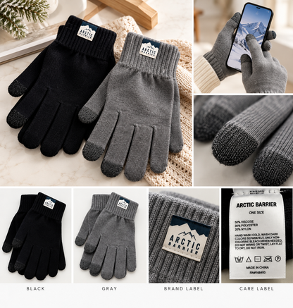Soft & Warm Touchscreen Knit Gloves