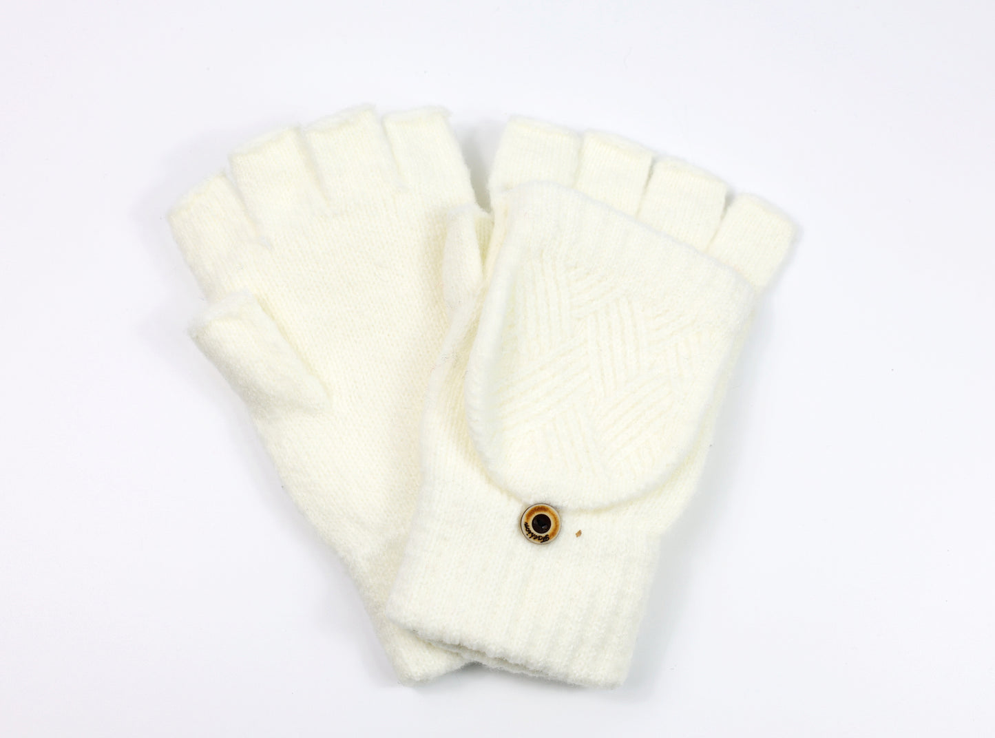 Fingerless Gloves Winter Convertible Mittens