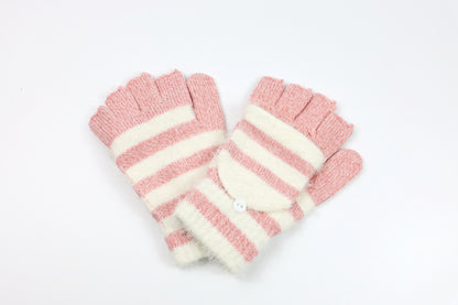 Fingerless Gloves Winter Convertible Mittens