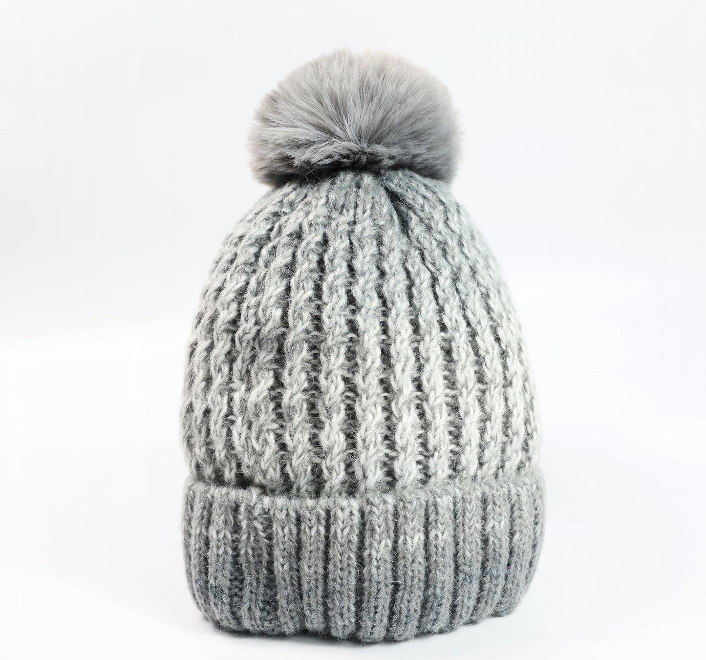 AB PomPom Knitted Cable Beanie