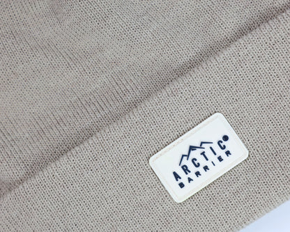 Acrylic 2PLY Knitted Beanie with Microfleece Lining