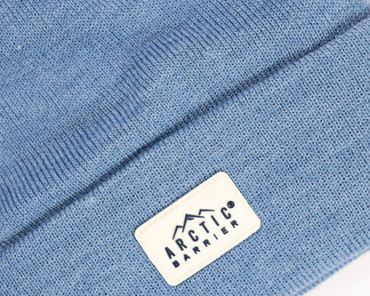 Acrylic 2PLY Knitted Beanie with Microfleece Lining
