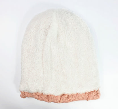 Women Cable Lined Knitted Beanie
