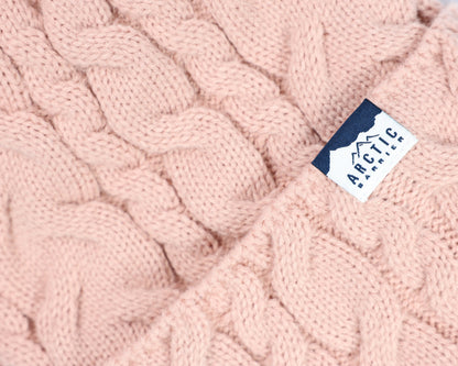 Women Cable Lined Knitted Beanie