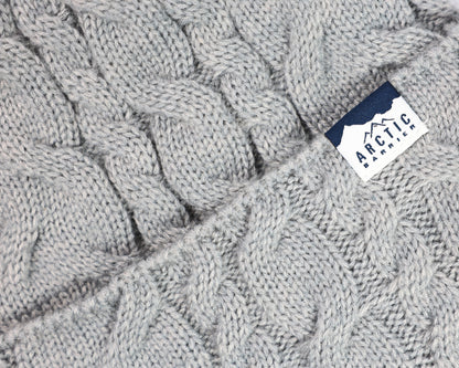 Women Cable Lined Knitted Beanie