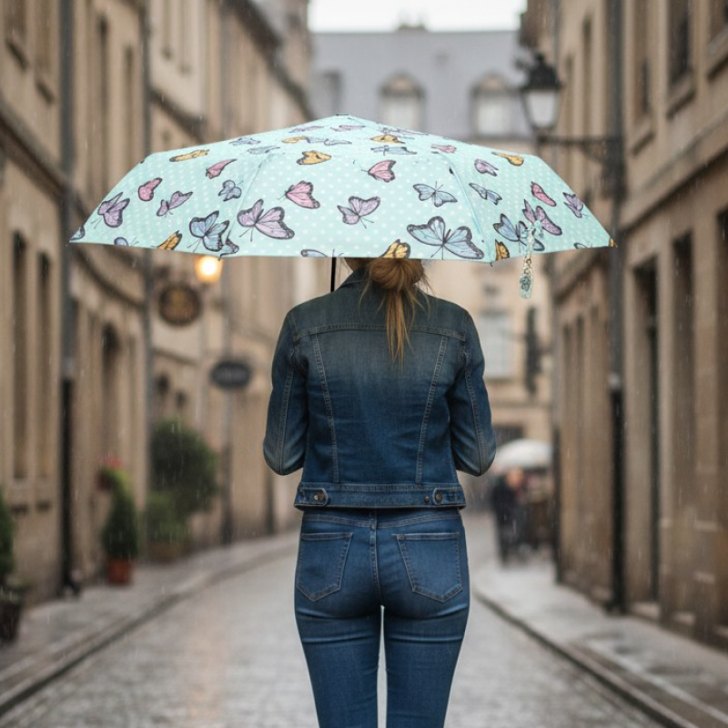 Butterfly Umbrella with Charm