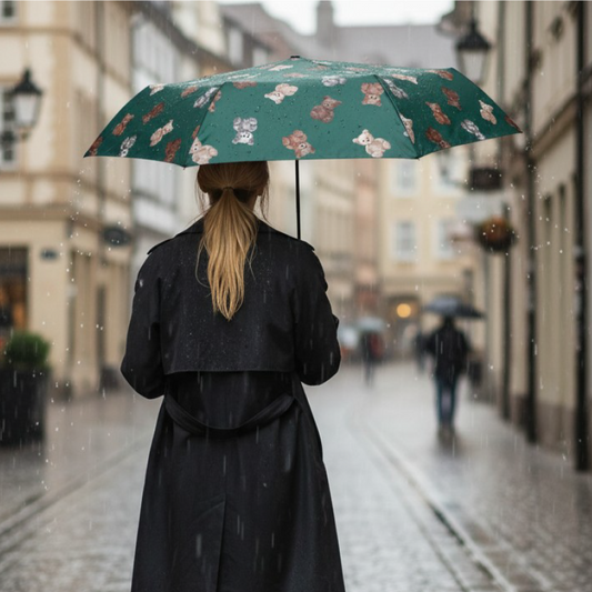 Teddy Umbrella with Charm