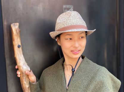 MEN’S STRAW TRILBY HAT