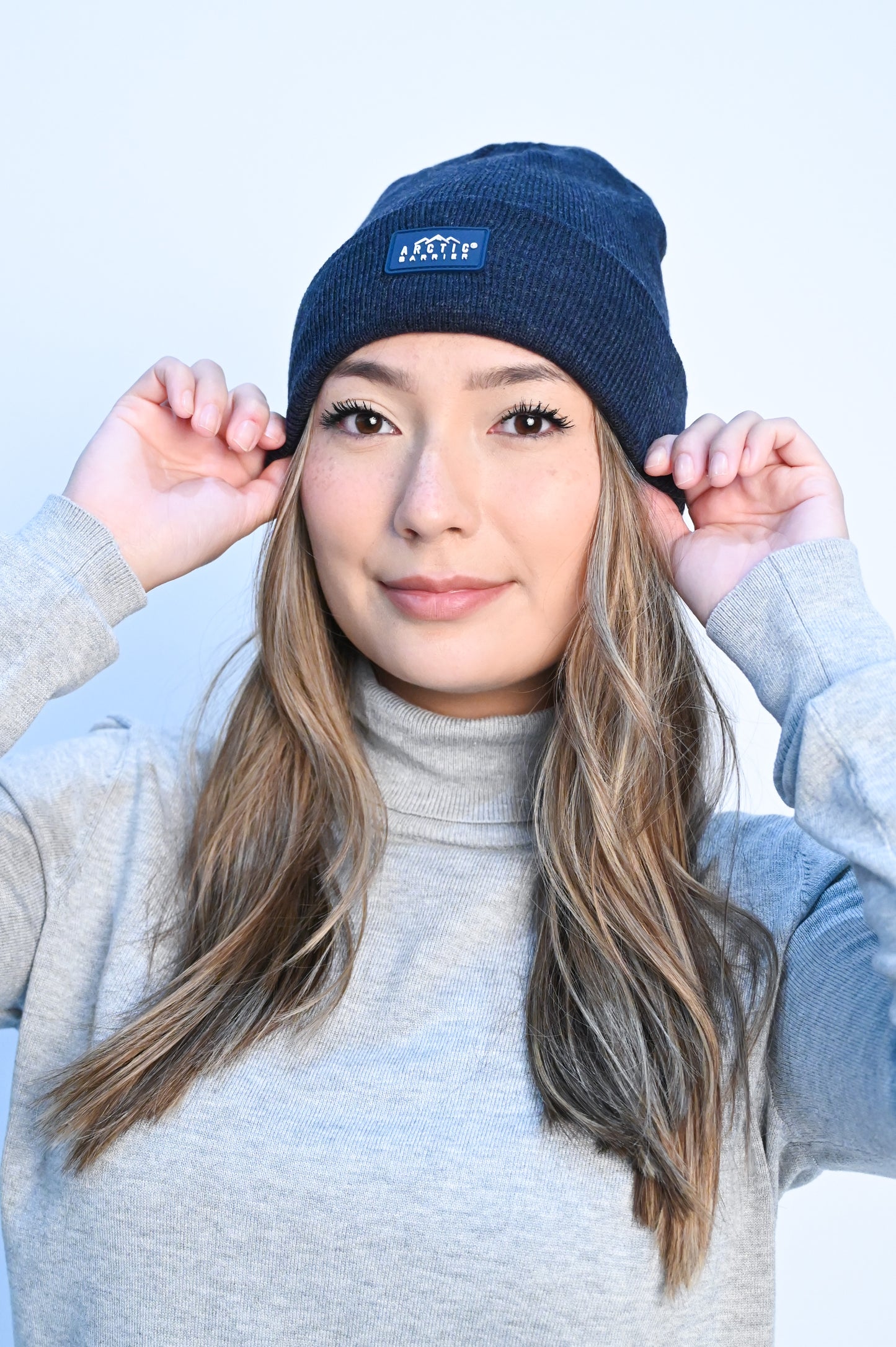 Acrylic Flat Knit Hat