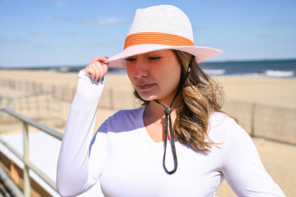 WOMEN’S SUMMER FEDORA WITH UPF PROTECTION