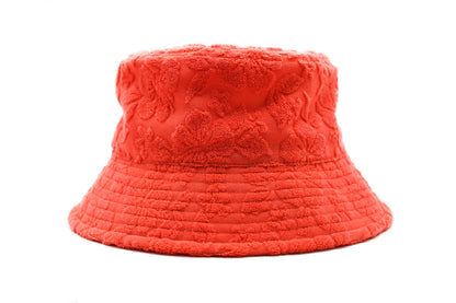 UNISEX FLORAL BURNOUT  TERRY BUCKET