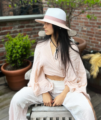 WOMEN’S SUMMER FEDORA WITH UPF PROTECTION